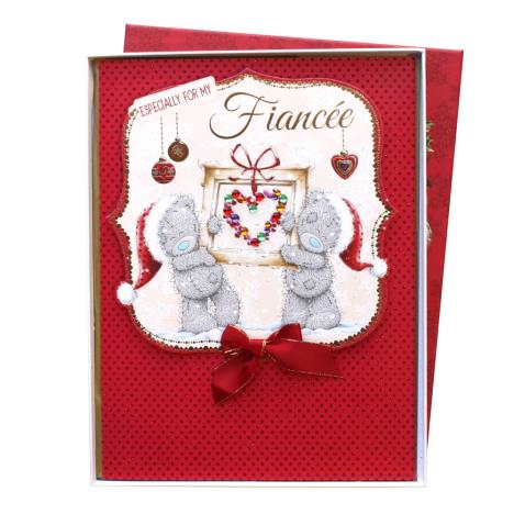 Fiancee Me to You Bear Handmade Boxed Christmas Card £9.99